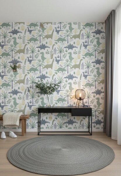 Papier peint dinosaures enfant