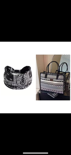 Sac et bandeau bohèmes