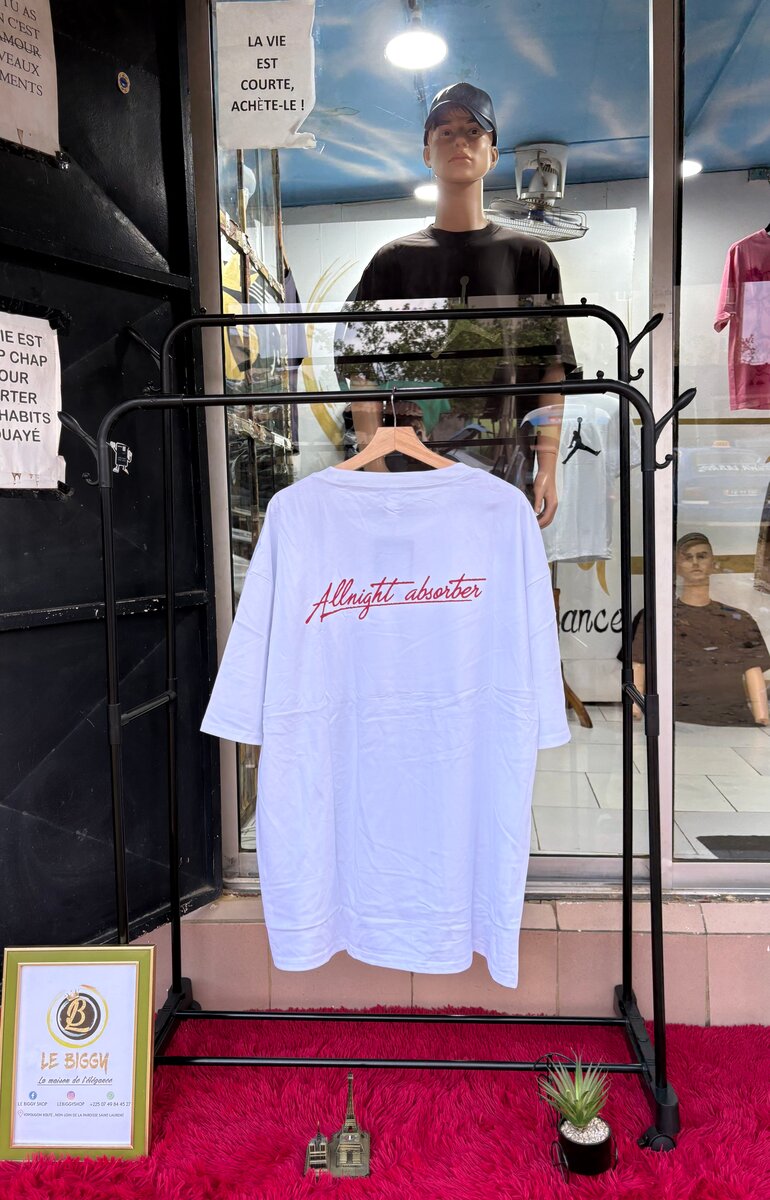 T-shirt blanc décontracté