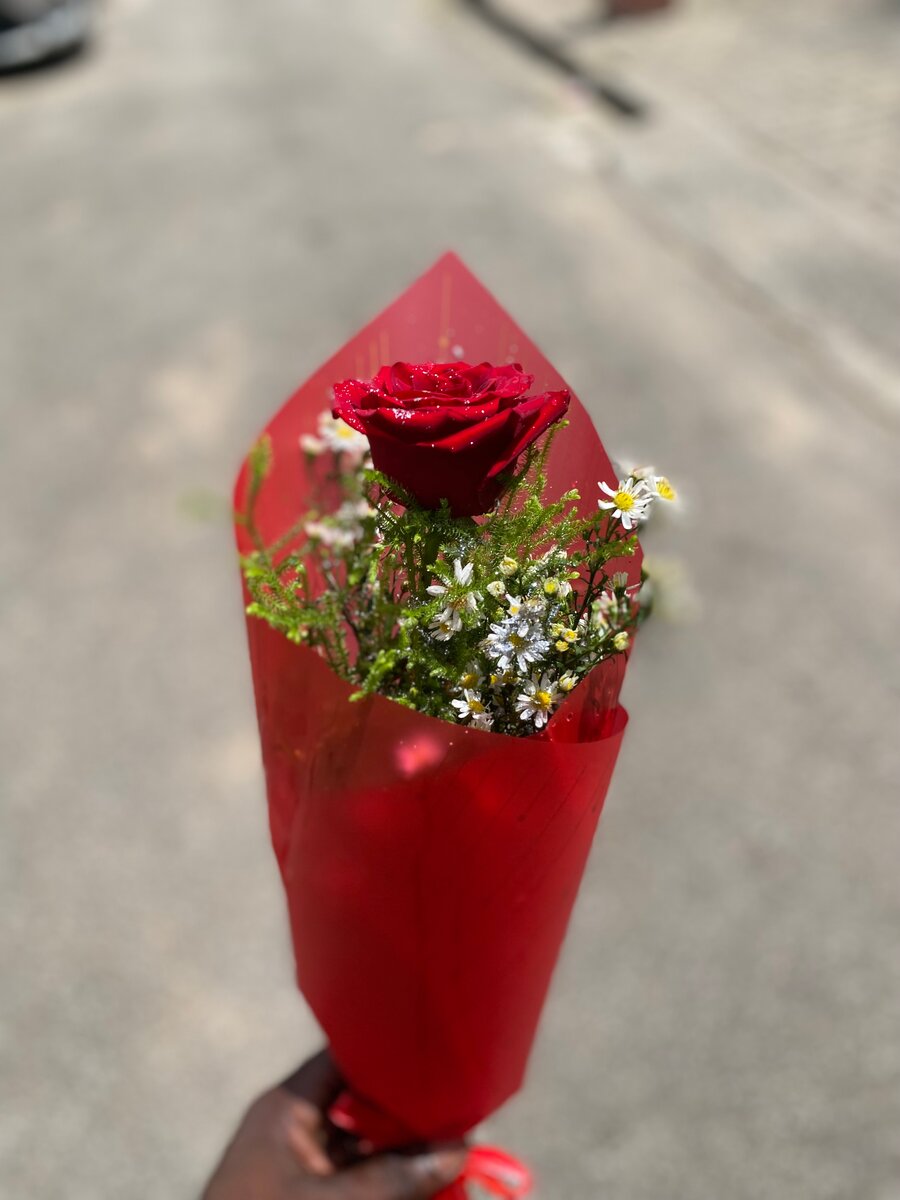 Bouquet de roses rouges