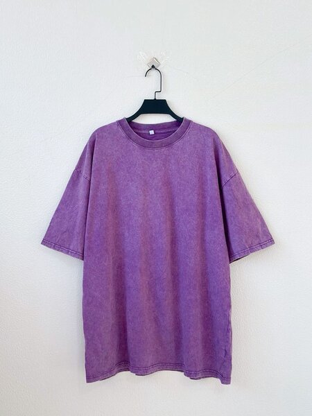 T-shirt oversize violet