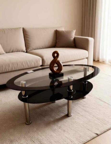 Table basse en verre moderne