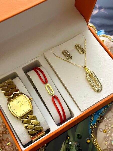Coffret Bijoux Montre Or