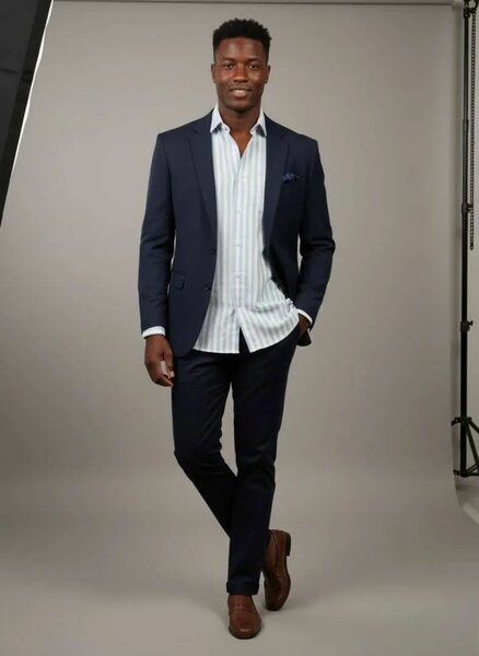 Chemise Rayée Élégante Homme