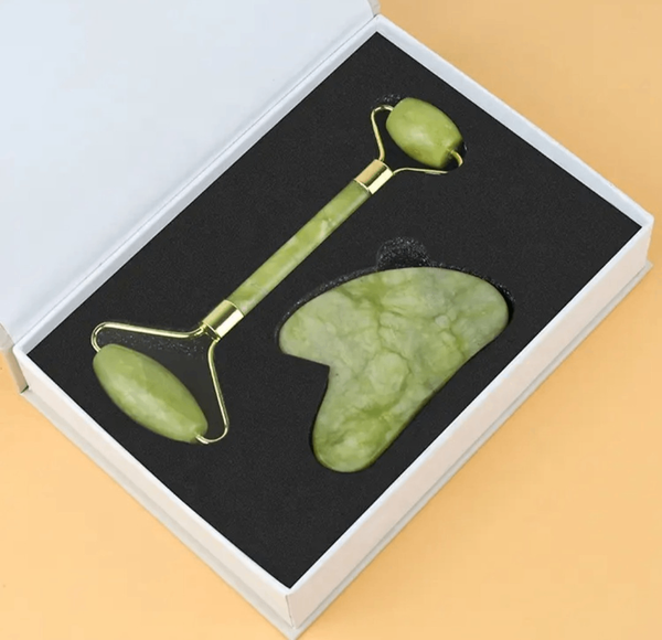 Set de massage visage jade