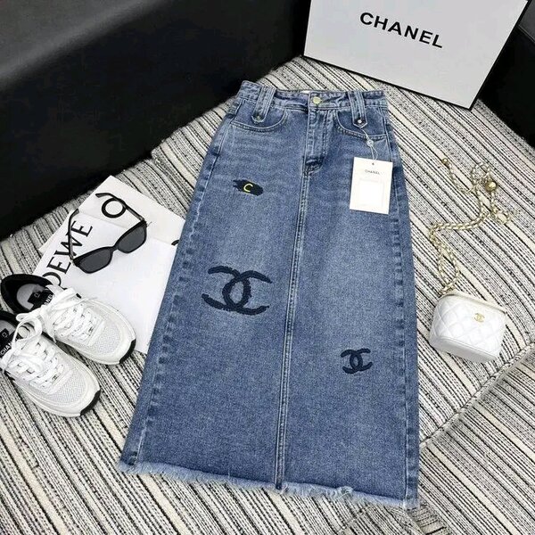 Jupe en Jean Élégante Femme