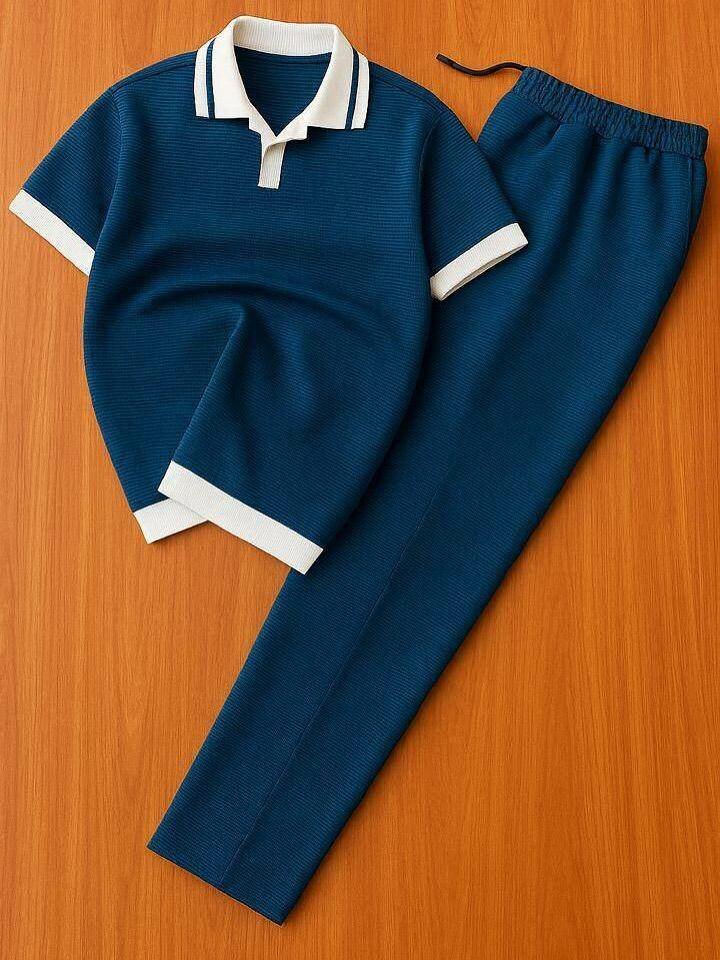 Ensemble polo et pantalon homme