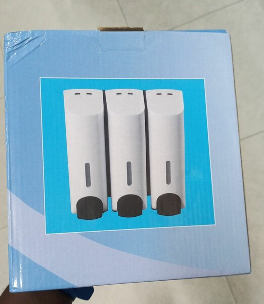 Distributeur de savon mural 3 compartiments