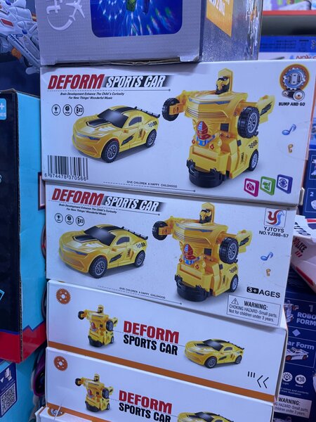 Voiture Transformers Lumineuse