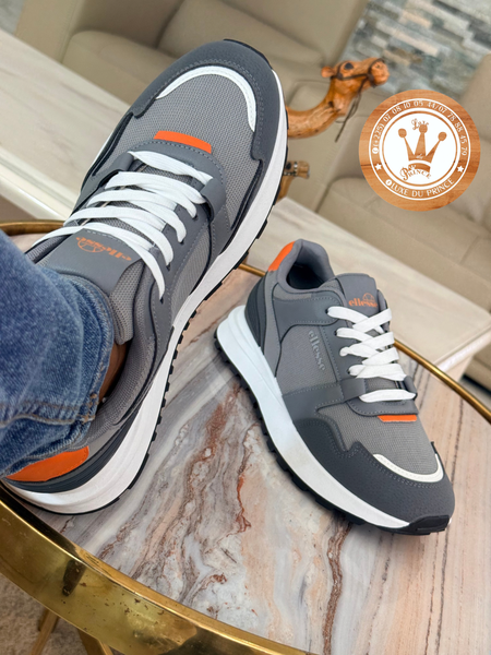 Sneakers Gris Confortables Homme