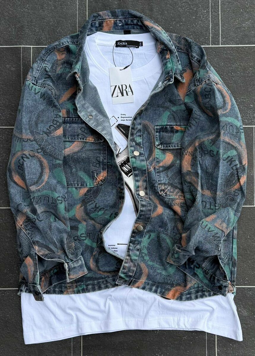 Veste en jean Zara homme