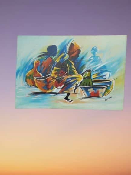 Tableau Abstrait Coloré