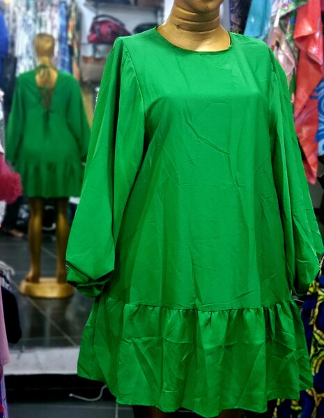 Robe décontractée verte