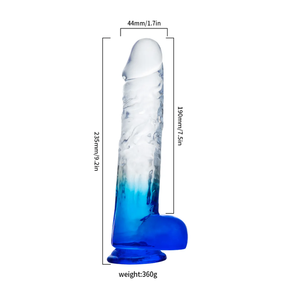 Dildo réaliste avec ventouse