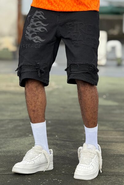 Shorts cargo noirs tendance