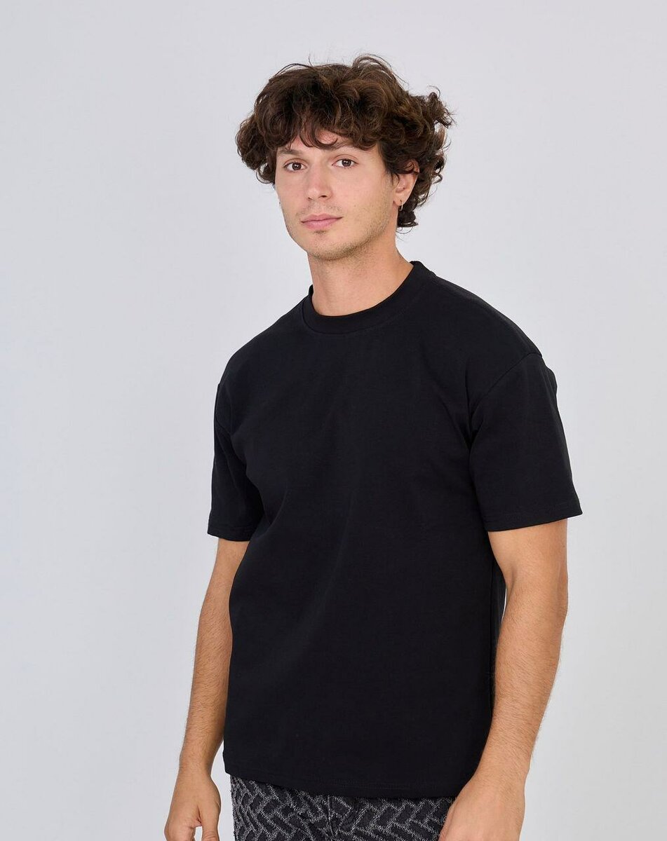 T-shirt uni pour hommes