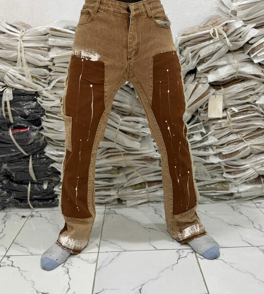 Jean vintage art brut