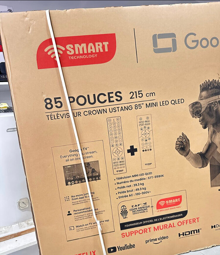 Téléviseur 85'' LED Google TV