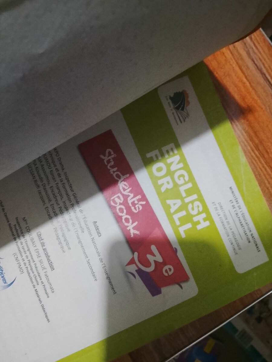 Livre Scolaire Anglais 3e