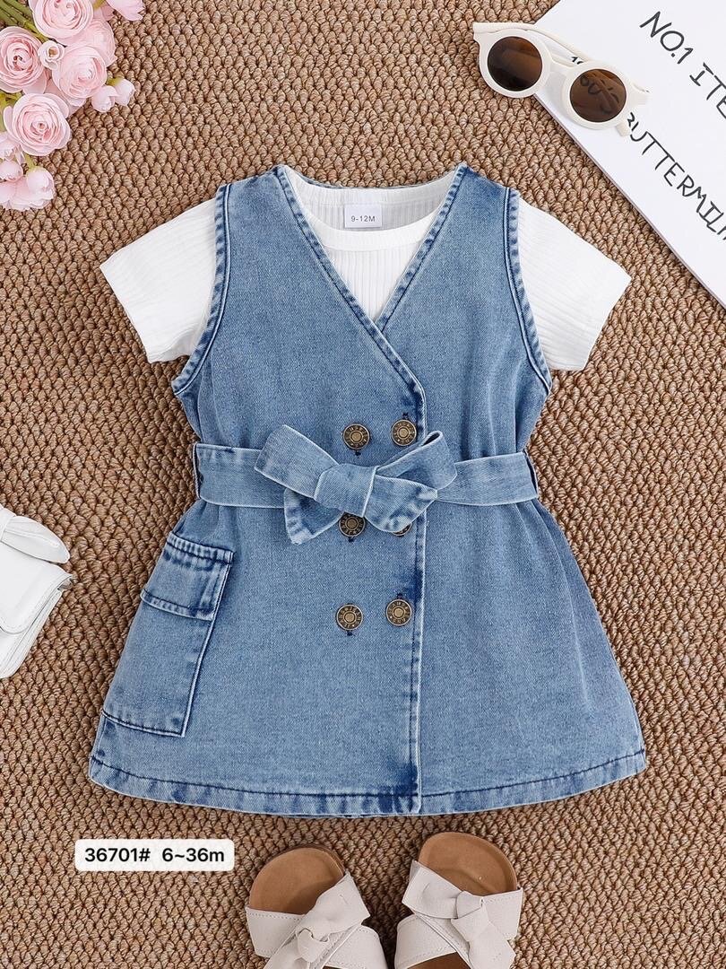 Robe en jean pour bébé