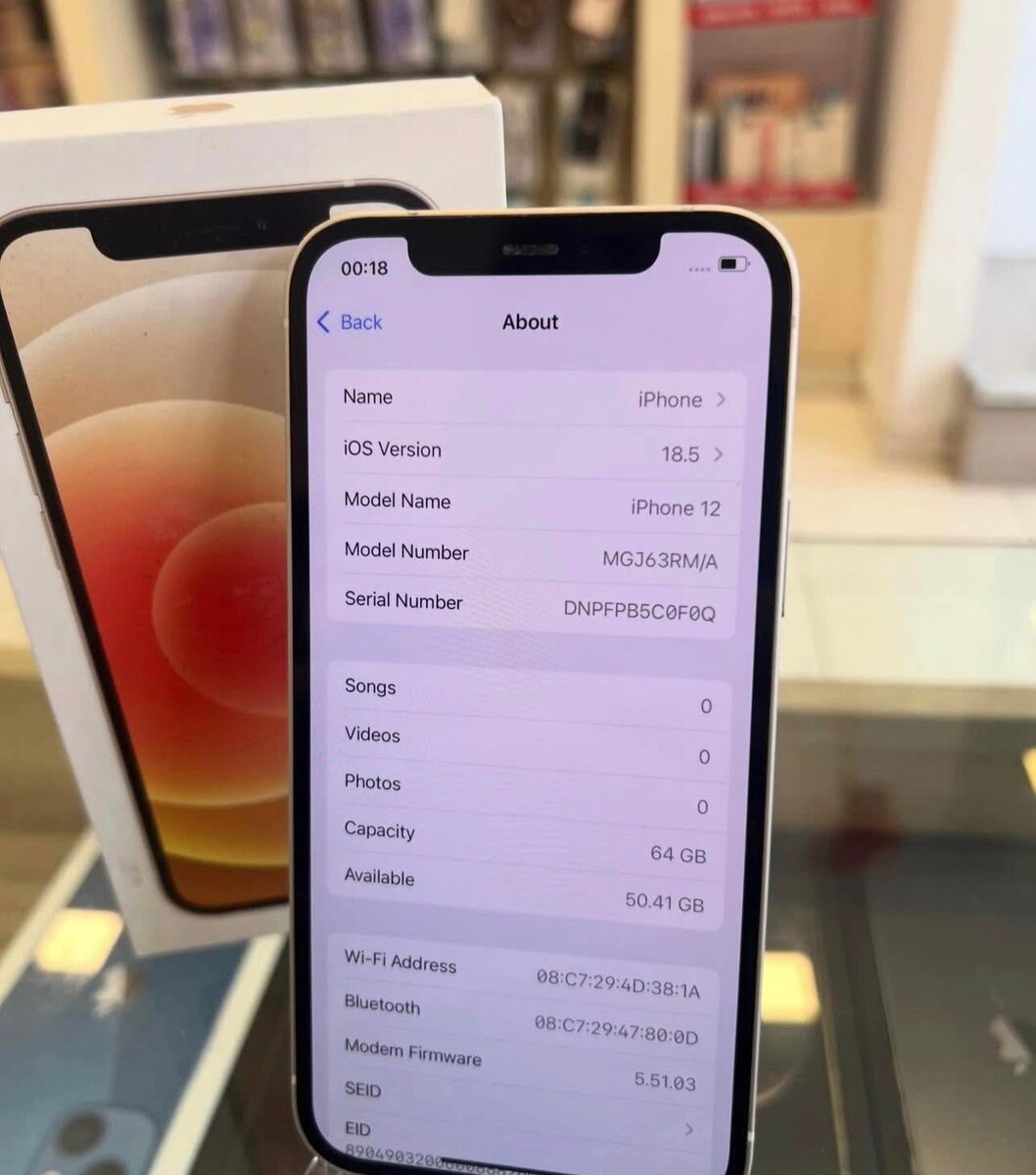 iPhone 12 Blanc 64 Go