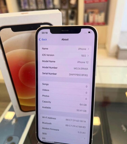 iPhone 12 Blanc 64 Go