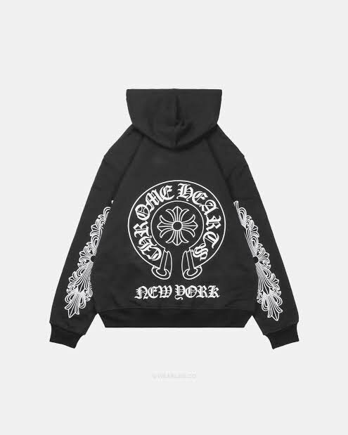 Sweat à Capuche Noir Design