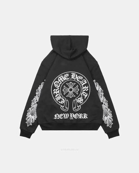 Sweat à Capuche Noir Design