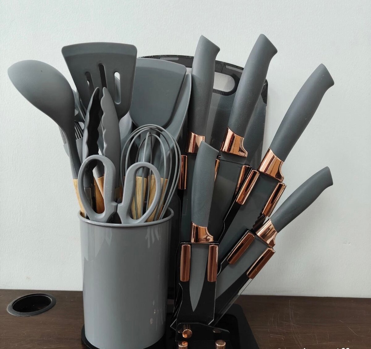 Ensemble d'ustensiles de cuisine en silicone