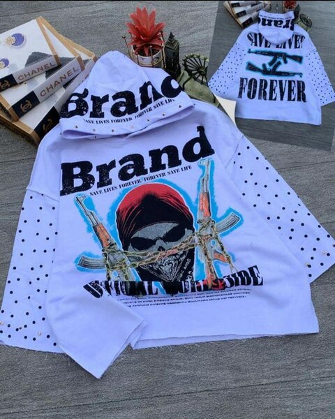 T-shirt homme graphique pirate blanc