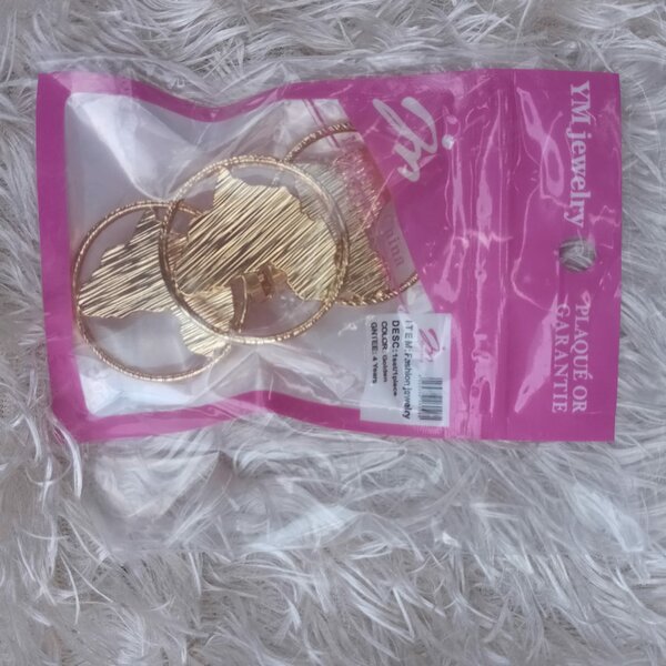 Créoles dorées en plaqué or YM jewelry