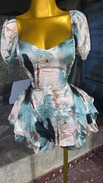 Robe courte élégante bohème