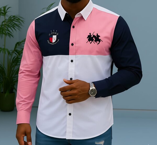 Chemise multicolore élégante