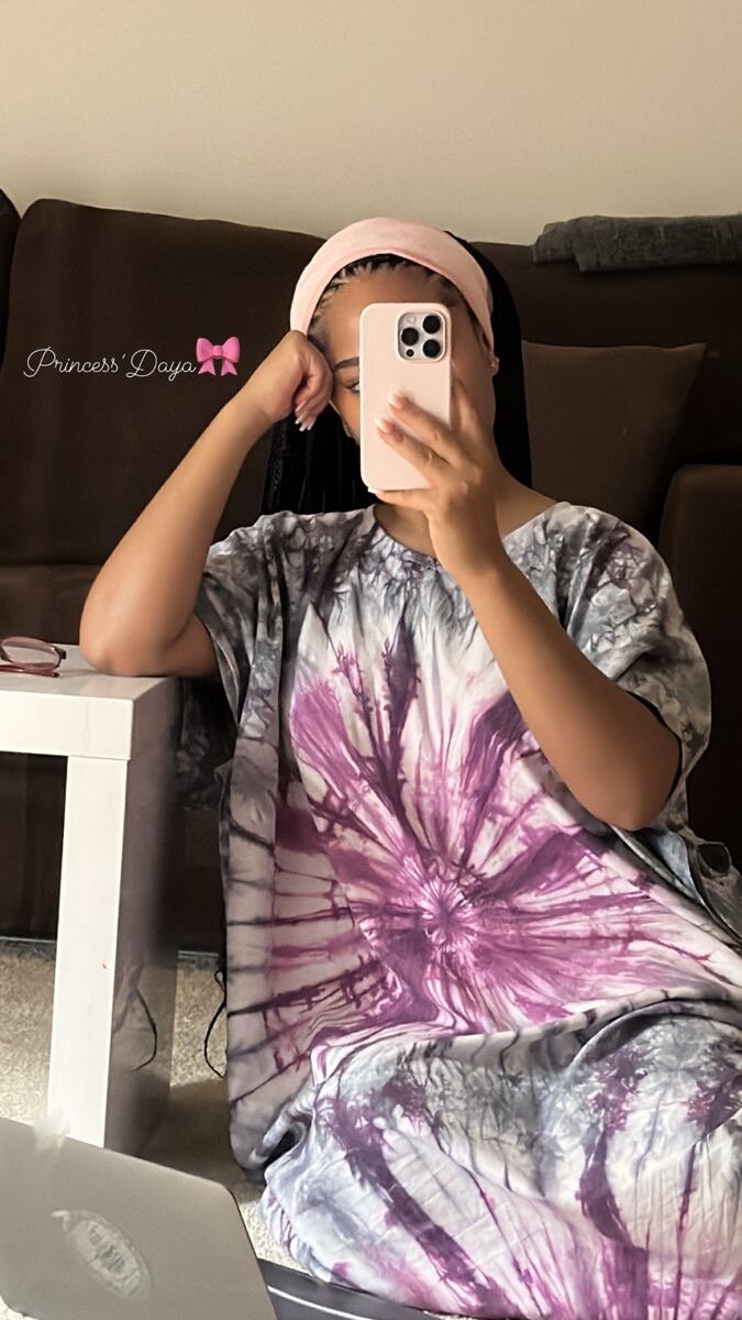 T-shirt tie-dye femme chic