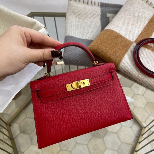 Sac à main luxe gris et rouge