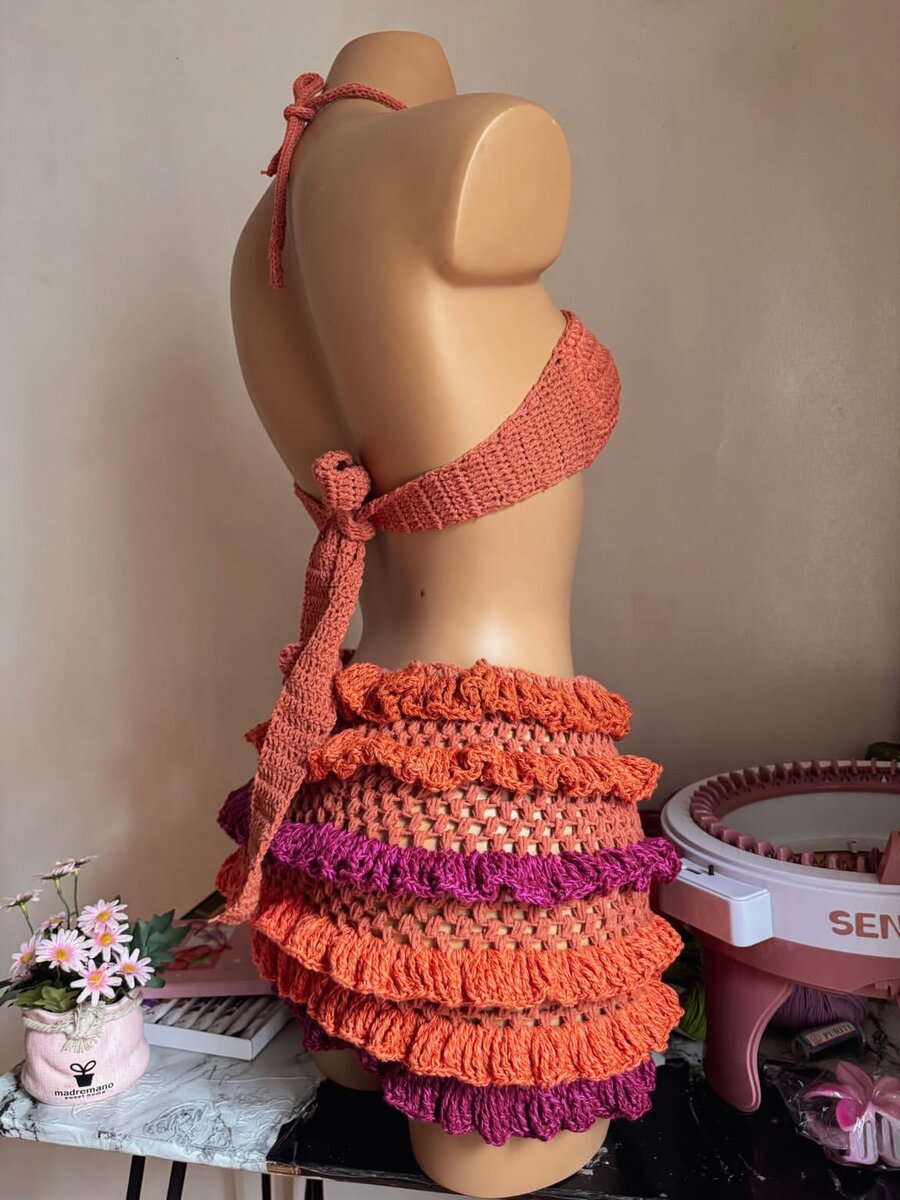 Ensemble de bikini crochet