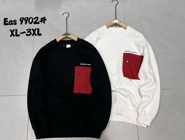 Sweat-shirts poche contrastée