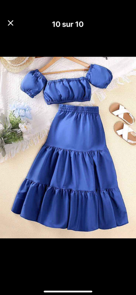 Ensemble top et jupe bohème