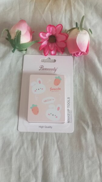 Miroir Compact Portable Rose