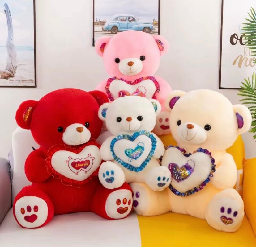 Ours en peluche avec coeur 'I Love You'