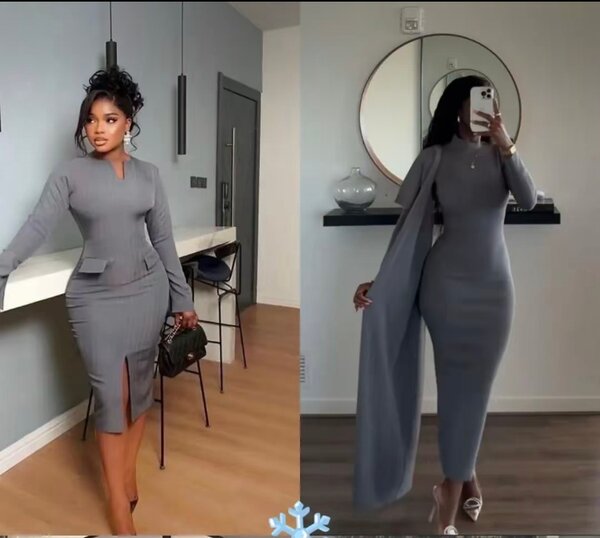 Robe Élégante à Manche Unique