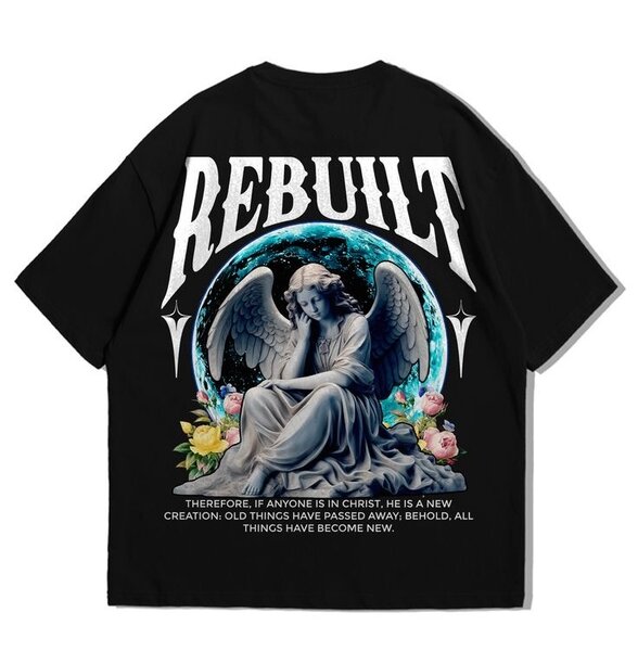 T-shirt "Rebuilt" graphique
