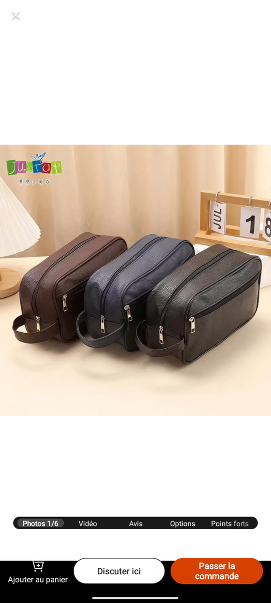 Trousse de toilette élégante