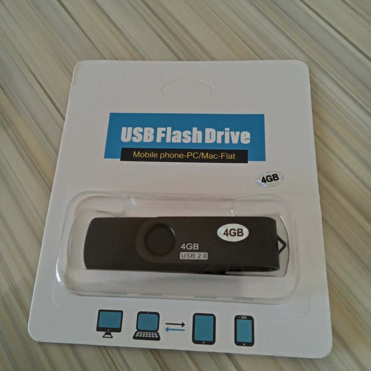 Clé USB 2en1 4GB
