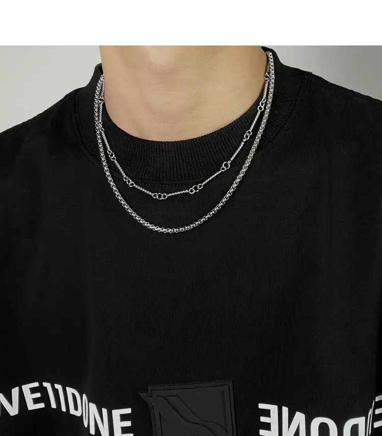 Collier et Bracelet en Acier Inoxydable