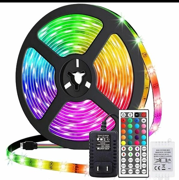 Guirlande LED RVB avec télécommande