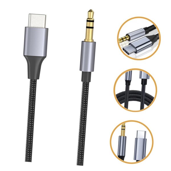 Câble Type-C vers Jack 3,5mm