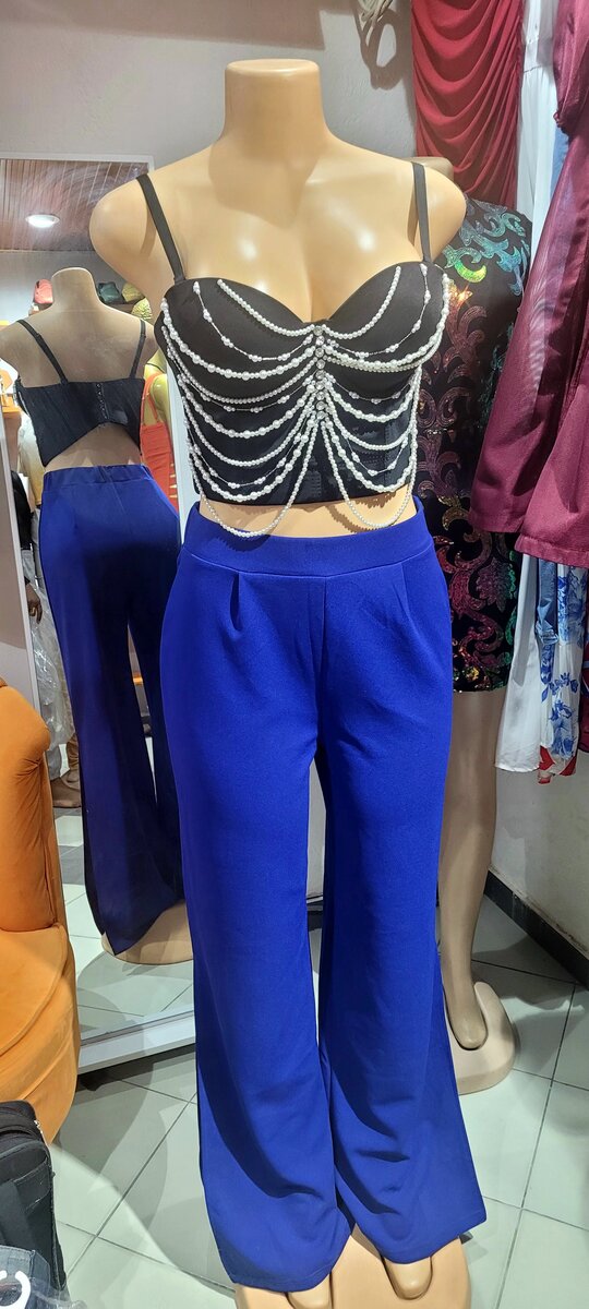 Top bustier perlé élégant