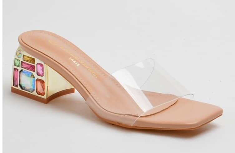 Mules Transparentes Femme Chic