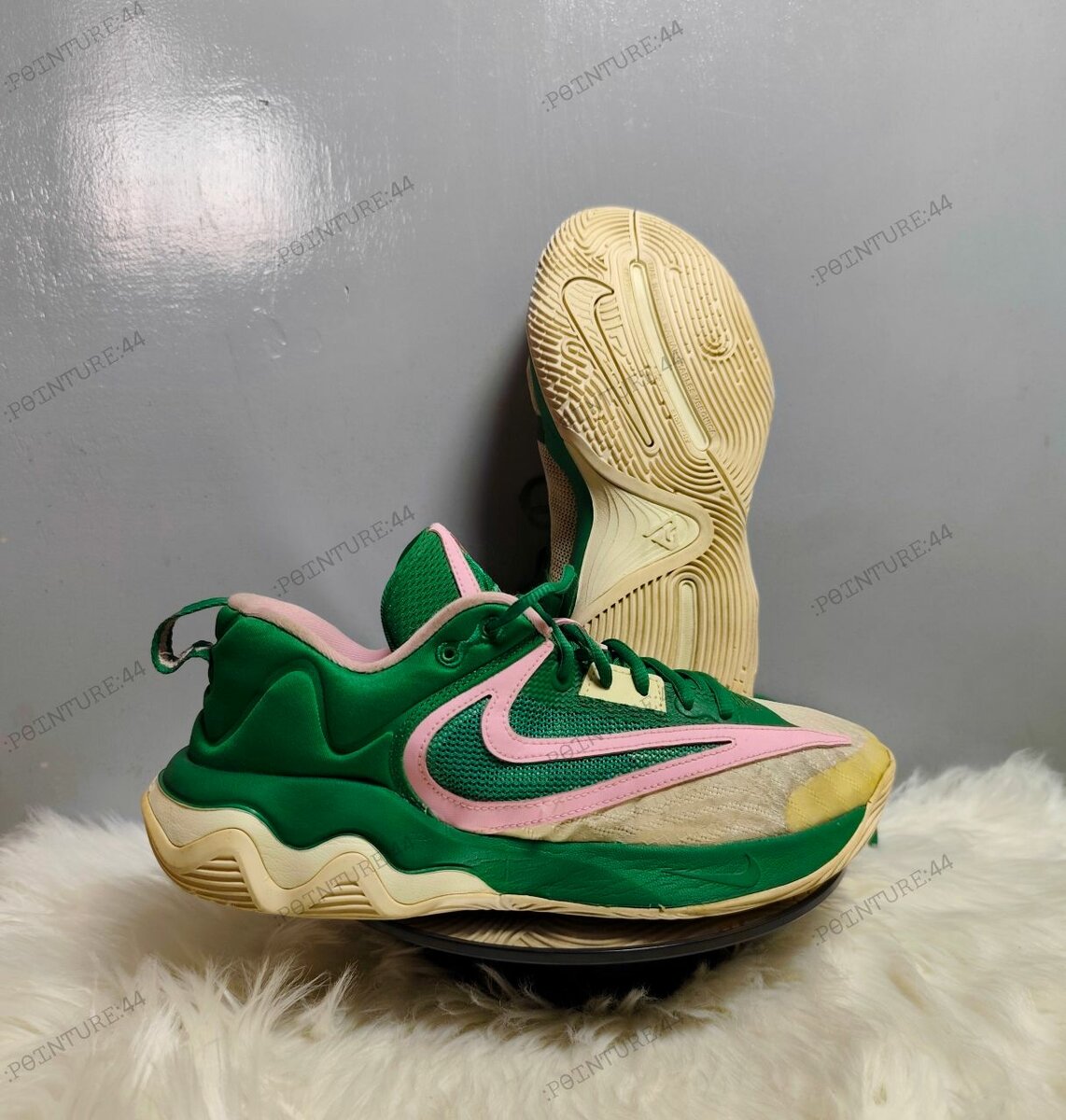 Chaussures de sport vertes